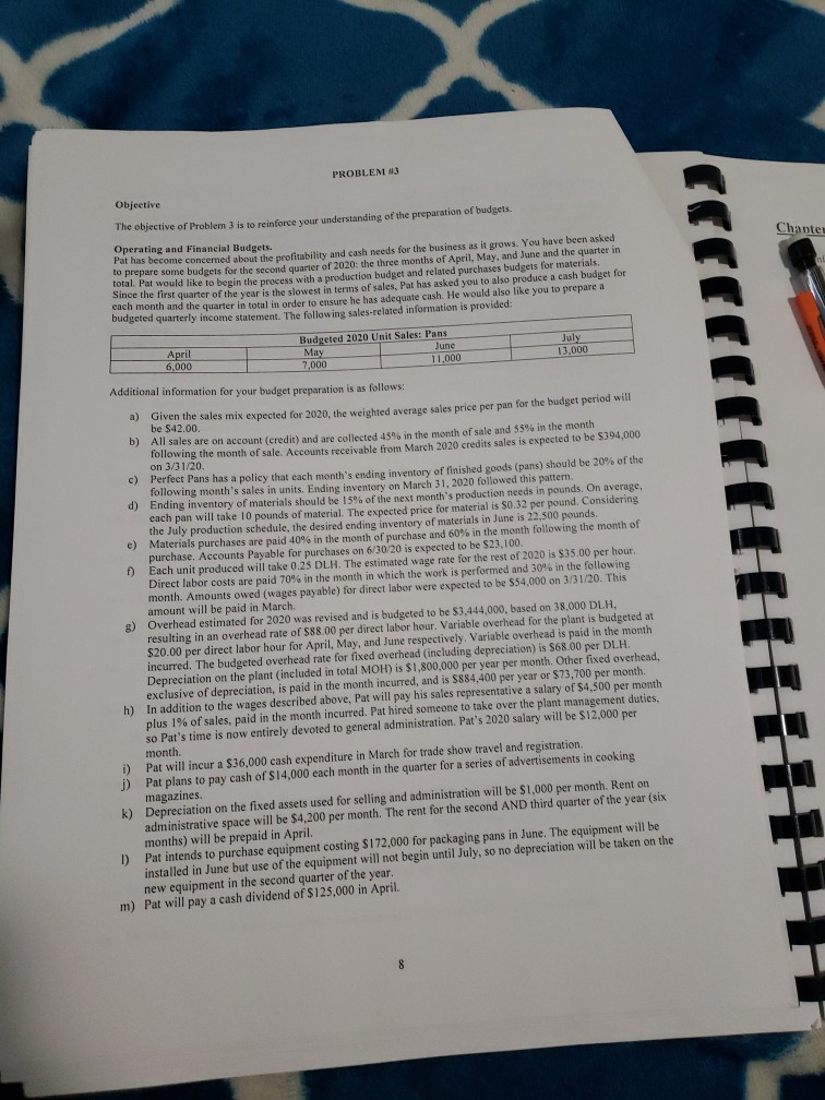  PROBLEM N3 Objective The objective of Problem 3 is to reinforce