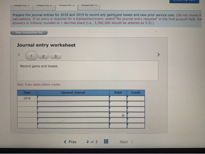in millions): Information Provided by Pension Plan Actuary: a. Projected benefit obligation