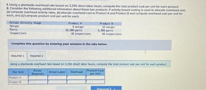 and its ending work in process inventory. Note: Round "Cost per EUP"