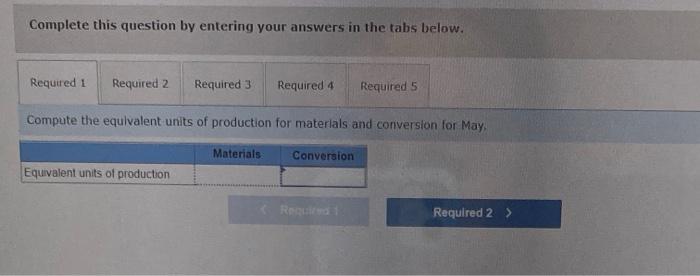 costing system It manufactures a caulking compound that goes through three processing