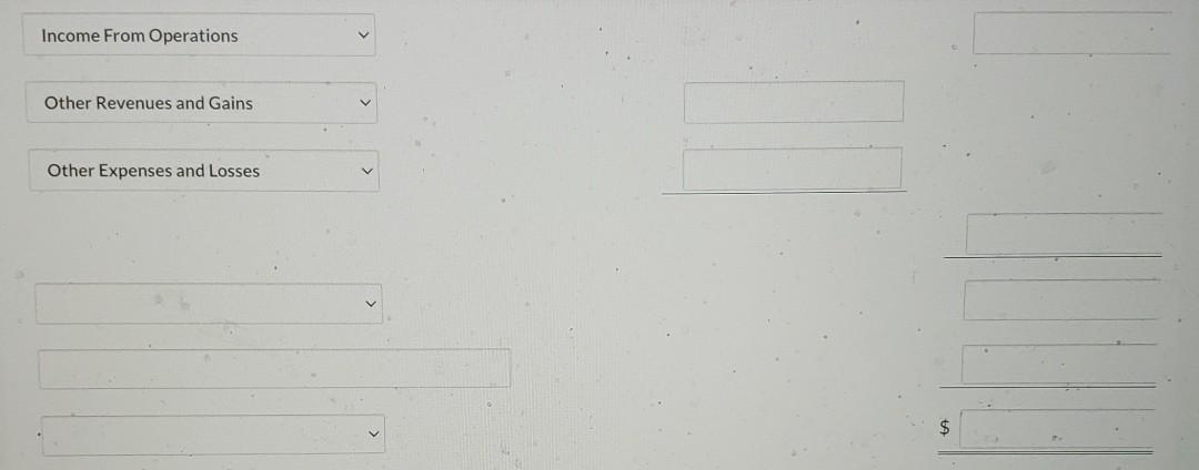 Other revenues and gains $ 603,000 203,300 Other expenses and losses 14,000
