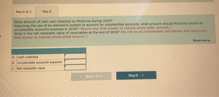 year of operation, 2018, McGinnis Appliance recognized $370,000 of service revenue on