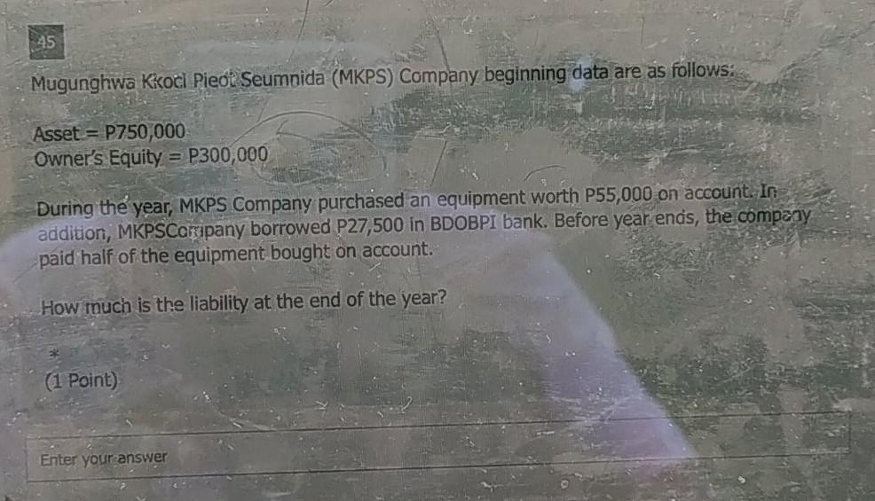 are financial in nature and interpreting the results thereof. (1 Point) Accounting