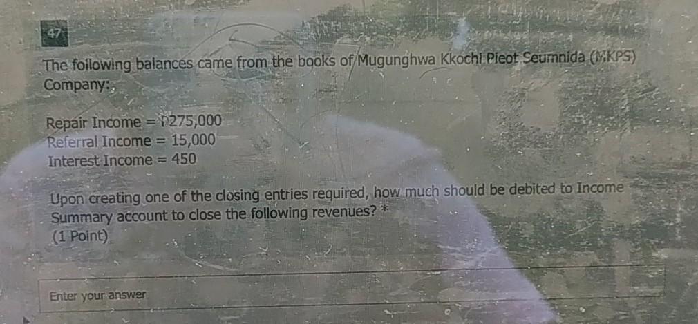 generated a total of P286,000 revenue from customizing the sizes of regular
