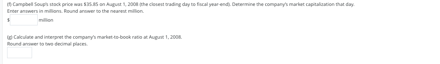 sheet. Shareholders' Equity (millions, except per share amounts) August 3, 2008 July