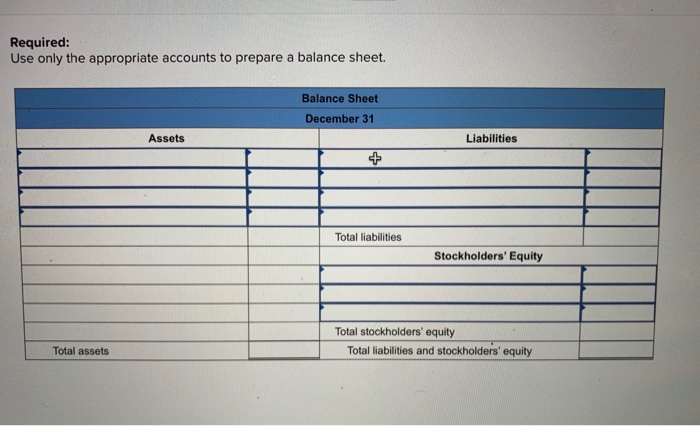 information. A company has the following account balances at the end of
