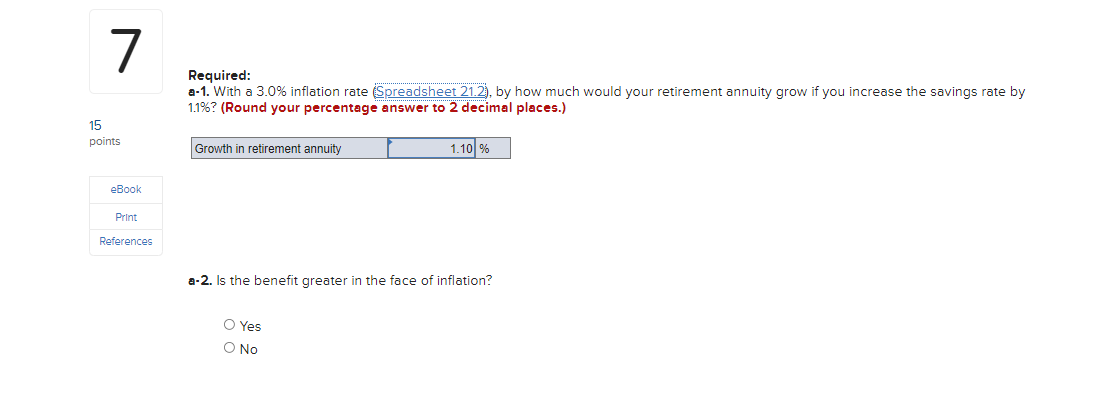 A Retirement Years 25 Age 30 31 35 45 55 65 Total