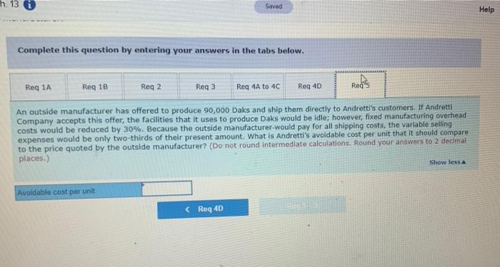 relating to the production and sale of Daks follow. Each question is