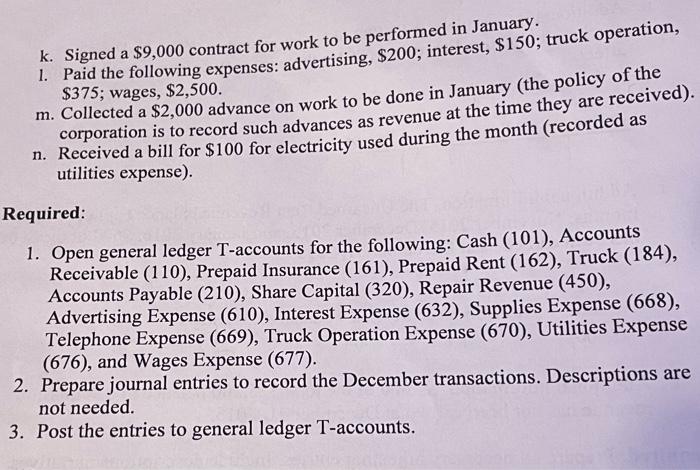 it correctly and USE ALL THE T-accounts i gave and go over