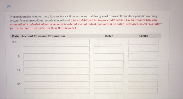 unit in its beginning inventory. The following inventory transactions occurred during the