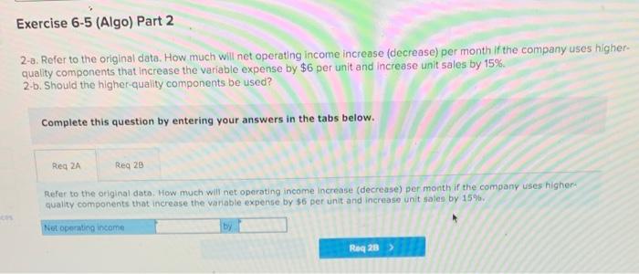 price Variable expenses Contribution margin Percent Por Unit of Sales S 130