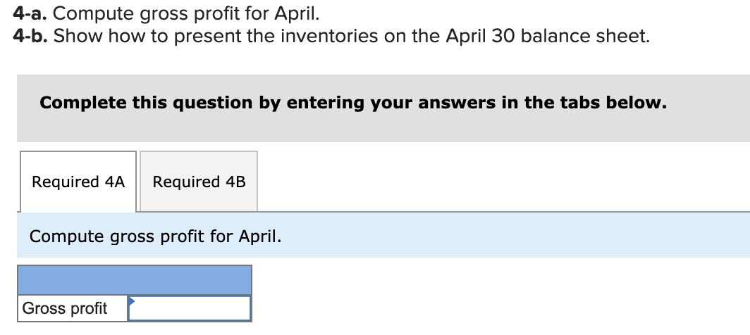 April is $385,000. Overhead costs incurred in April are: indirect materials, $59,000;