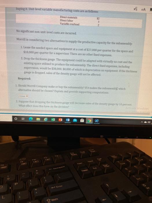 produces two different types of gauges: a density gauge and a thickness