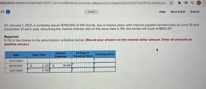  education.com/ext/map/index.html?_con=con&external_browser=0&launchUrl=https%253A%252F%252Fims.mheduca... #3 Saved Help Save & Exit Submit On January 1,