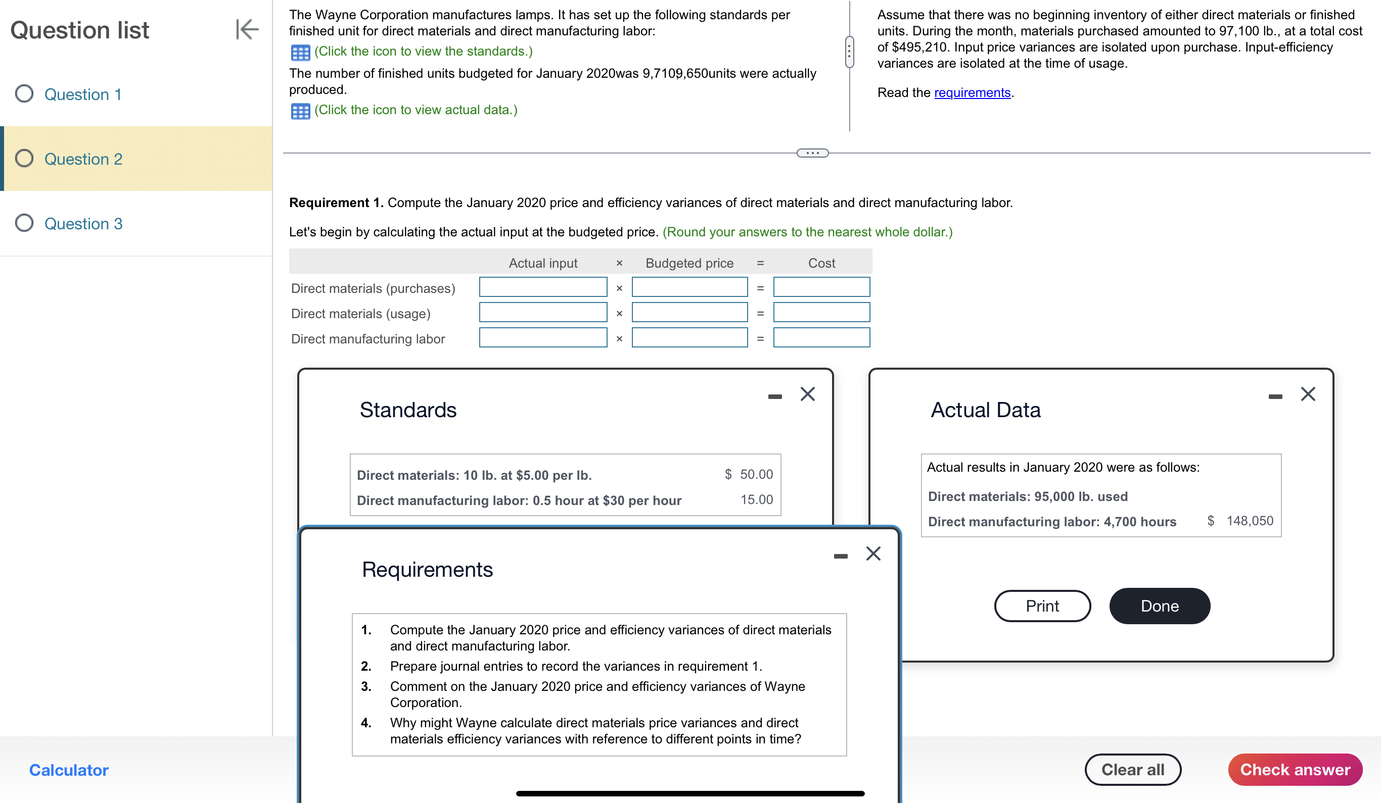  (Click the icon to view the standards.) The number of finished
