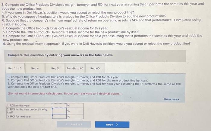 which is req 1-3 and also Req 6A-6C using the information provided