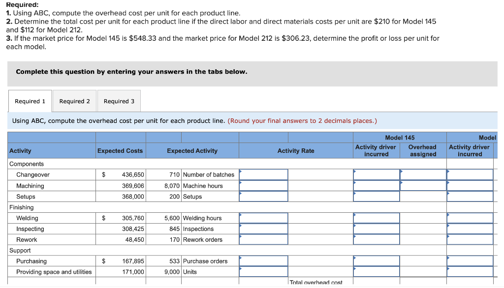 produces two different models of air conditioners. The company produces the mechanical