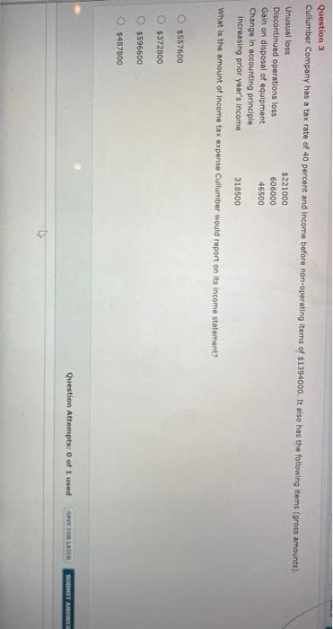 2 Sunland Company reports operating expenses in two categories: (1) selling and