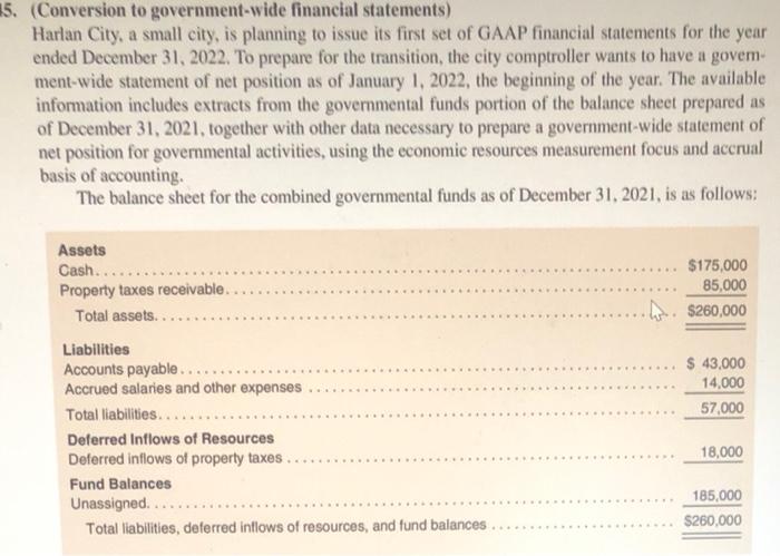  briefly state why you add verses subtract items 15. (Conversion to
