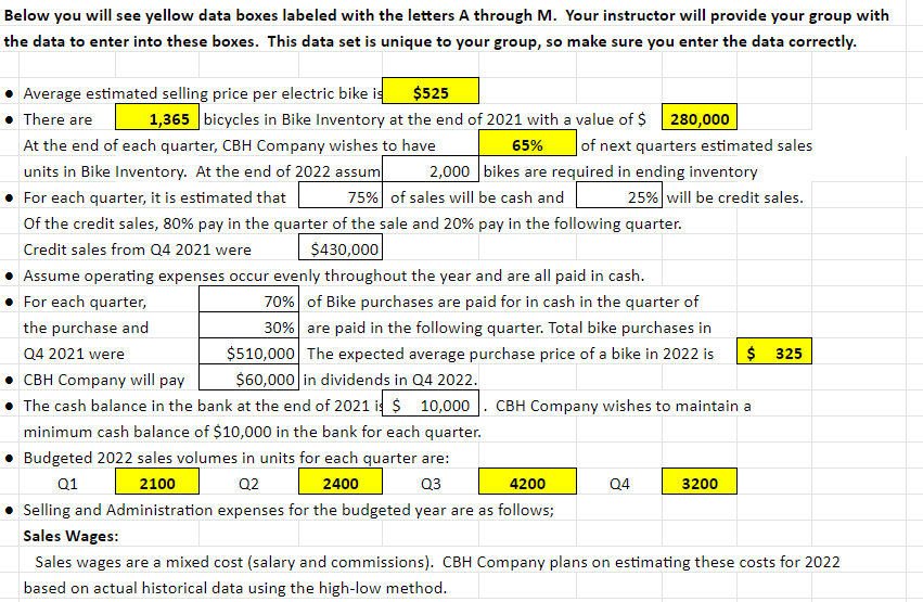 CVP Analysis Tab to complete this analysis. Ignore interest expense for this