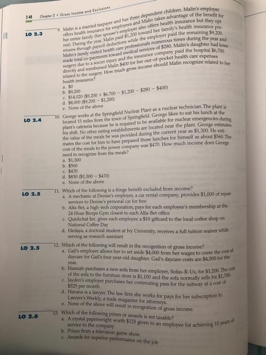 LO 2.1 LO 2.1 1. The definition of gross income in the