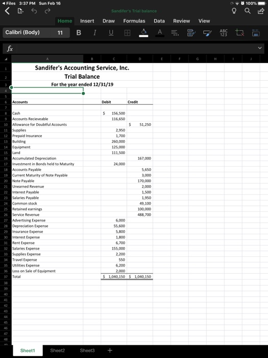 CX-4: FINANCIAL STATEMENT MATERIALITY WORKSHEET FOR PLANNING PURPOSES Balance Sheet Date: Company
