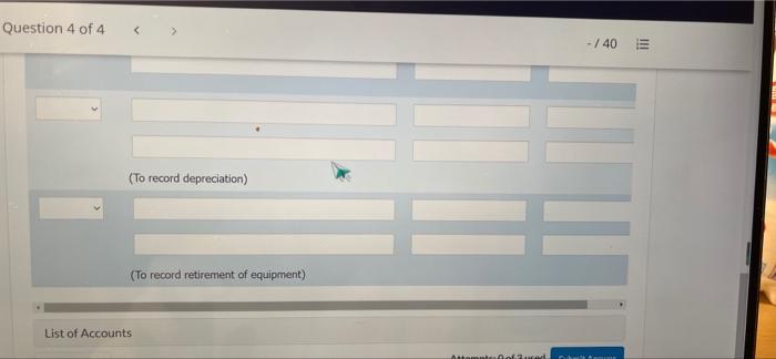 cash transactions occurred. April 1 Purchased land for 2.200,000 - 7.40 !!!