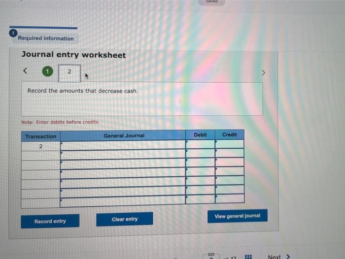 week. The following provides information from the company's cash ledger for the