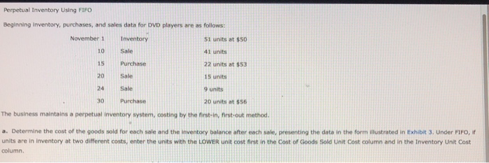  help please Perpetual Inventory Using FIFO Beginning inventory, purchases, and sales