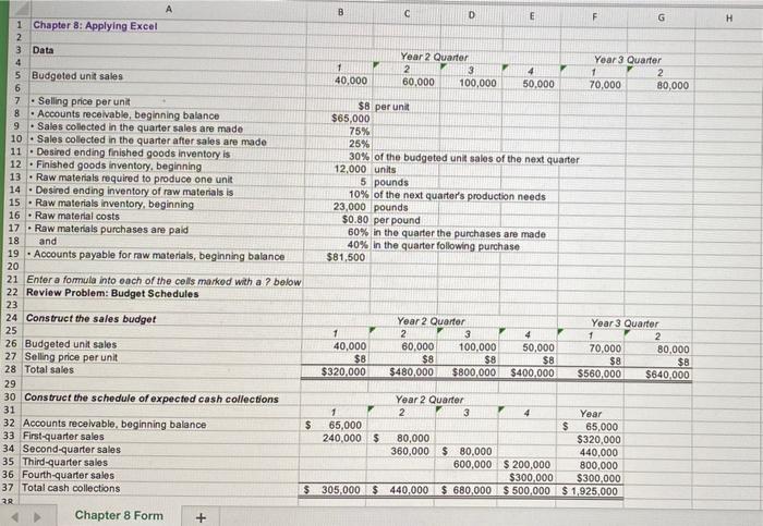  G H A B D E F 1 Chapter 8: Applying