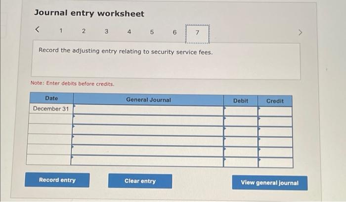 security service to a small apartment complex starting in September, and collected