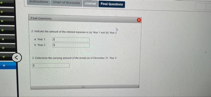 occurring on September 30 Year 2 Accrued $3,000 ar interest on the