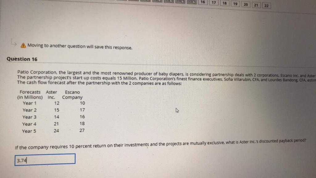answer asap pls 20 22 A Moving to another question will save