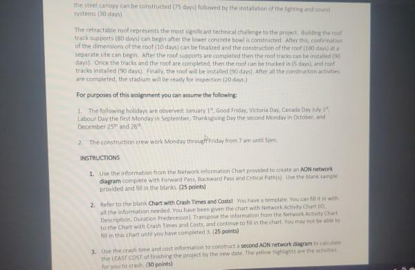 Commonwealth Stadium in Toronto. The construction must start September 4, 2020 and