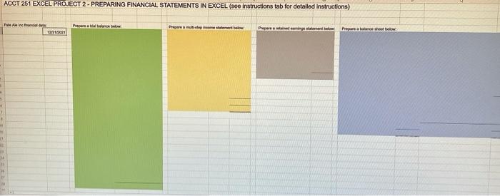 1 and ensure all label and amounts are correct Trial Balance Row