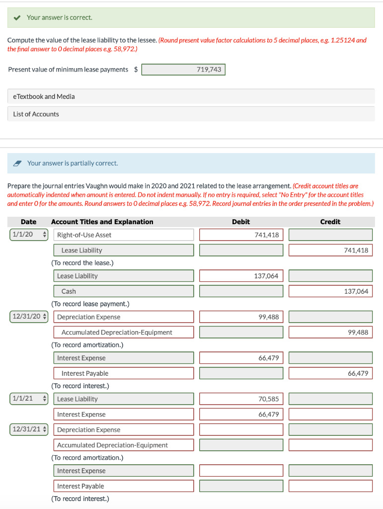 keep getting wrong explanations and answers. Tamarisk Leasing Company agrees to lease