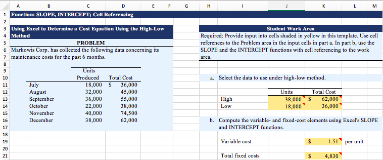 B D E F G H K L M 1 Function: