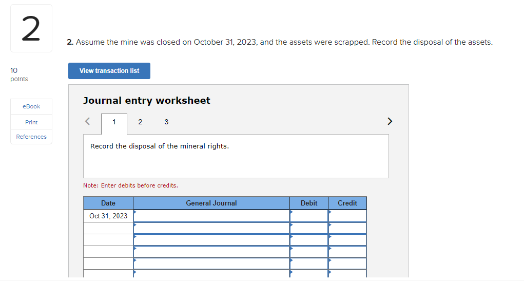 Details of the mining assets follow: Asset Date of Purchase Cost Est.