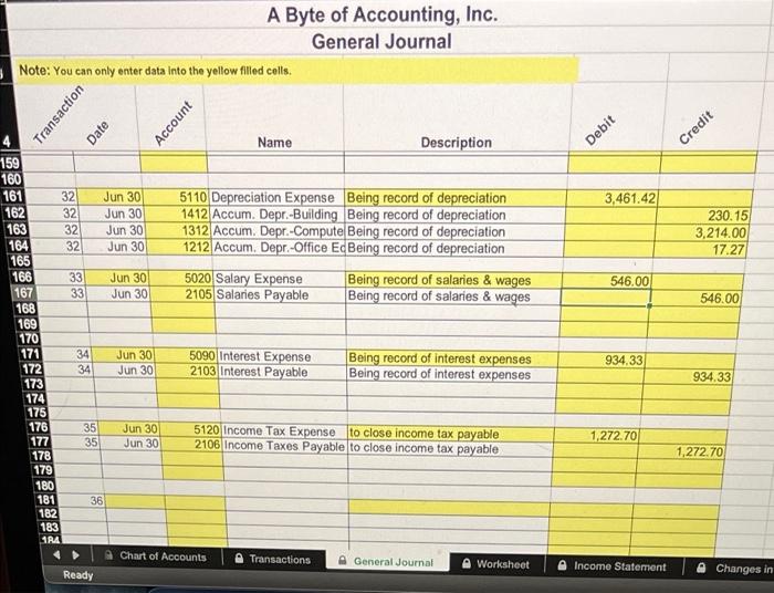 Name 2 1110 Cash 3 1120 Accounts Receivable 4 1130 Prepaid Insurance
