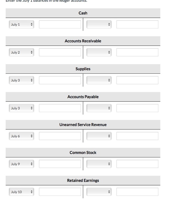 balances. prepr income statement for july Click to come the Daten-ellek to