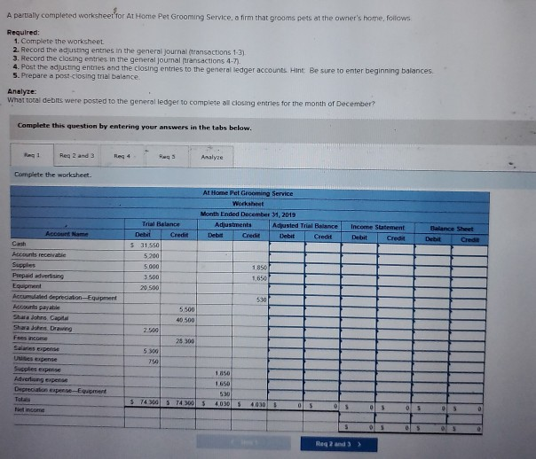  I believe the only missing information is on analyze. It is