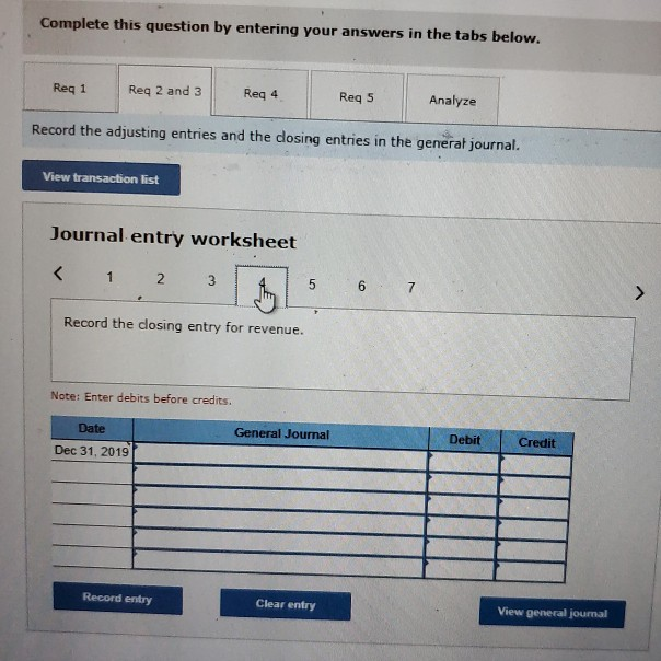 acusting entries in the general journal transactions 1.31 3. Record the clocting