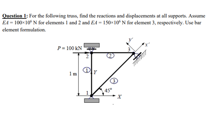 element 2=1melememt 3= square root of 2. Question 1: For the