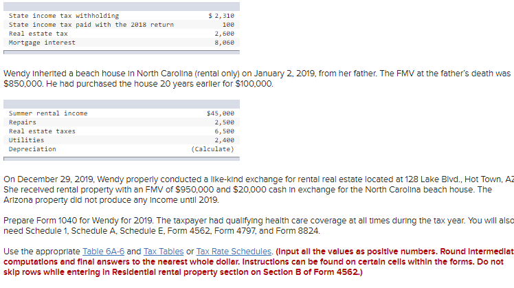 What would the depreciation expense be for this problem? Also, what is