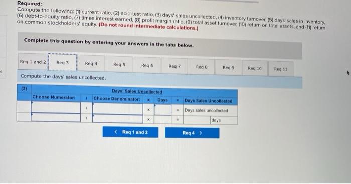 balance sheet amounts at December 31 of the prior year were inventory,