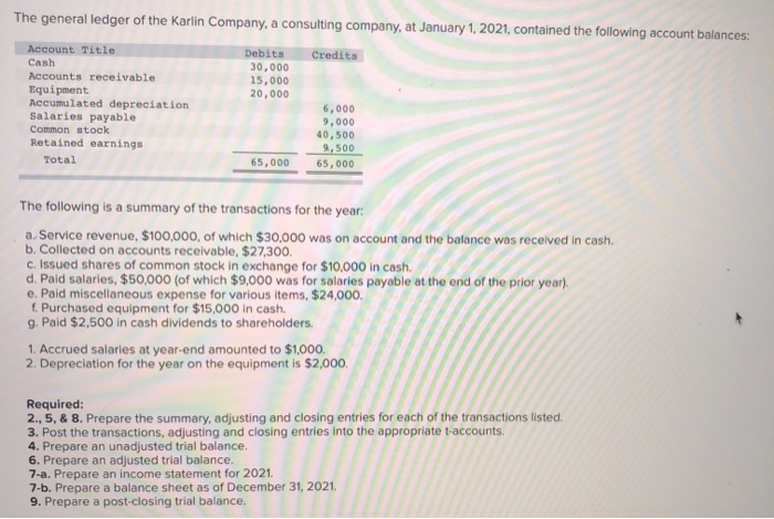 I need help with requirements 4, 7a, and 9 only. Thanks The