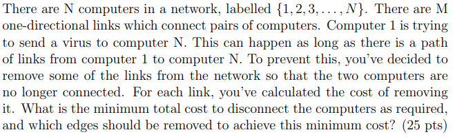 i need an text explanation of the algorithm There are N