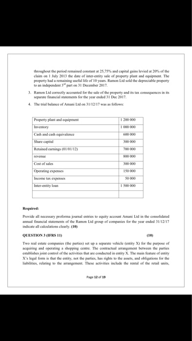 early stages of producing group financial statements. The company's first Audit Committee