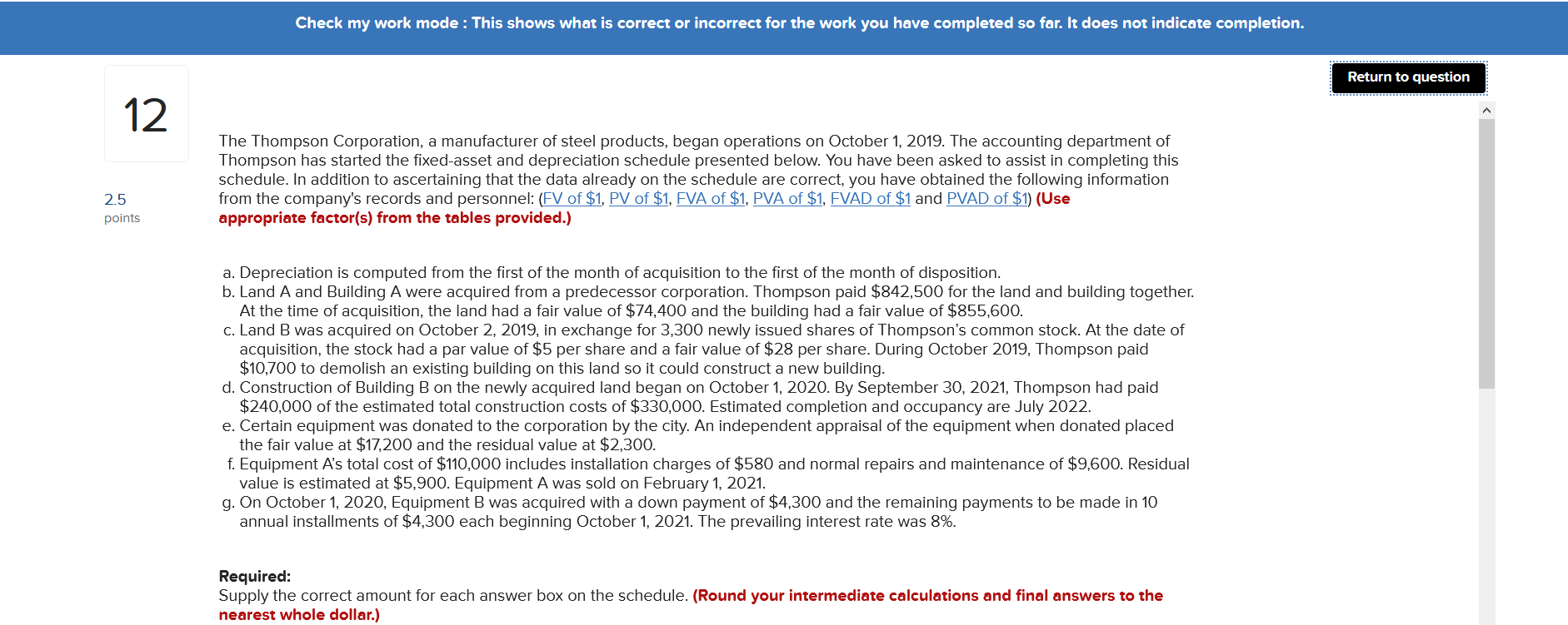  Check my work mode : This shows what is correct or