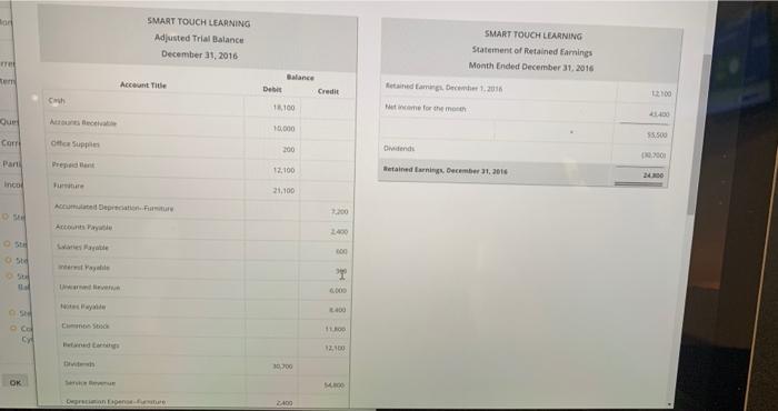 any decreases with a minus sign or parentheses. SMART TOUCH LEARNING Med